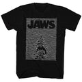 Black Jaws t-shirt featuring Jaws Jaw Division design