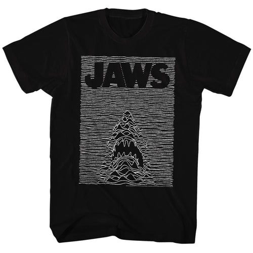 Black Jaws t-shirt featuring Jaws Jaw Division design