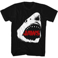 Black Jaws t-shirt featuring Jaws Comin' For U design