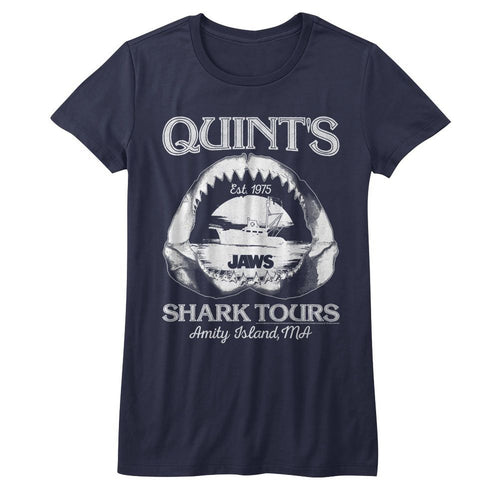 Jaws Ladies T-Shirt - Shark Tours