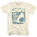 Natural Jaws t-shirt featuring Jaws Surf Club Poster design