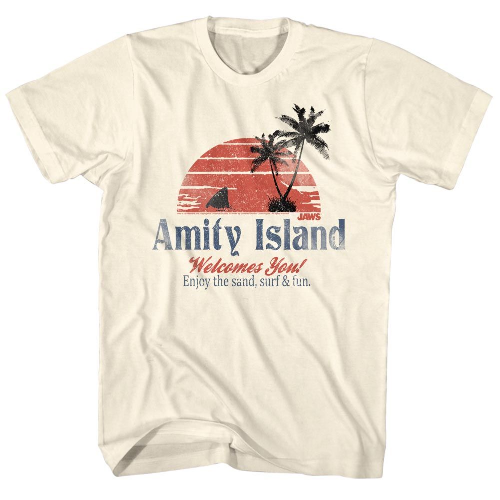 Natural Jaws t-shirt featuring Jaws Amity Island design