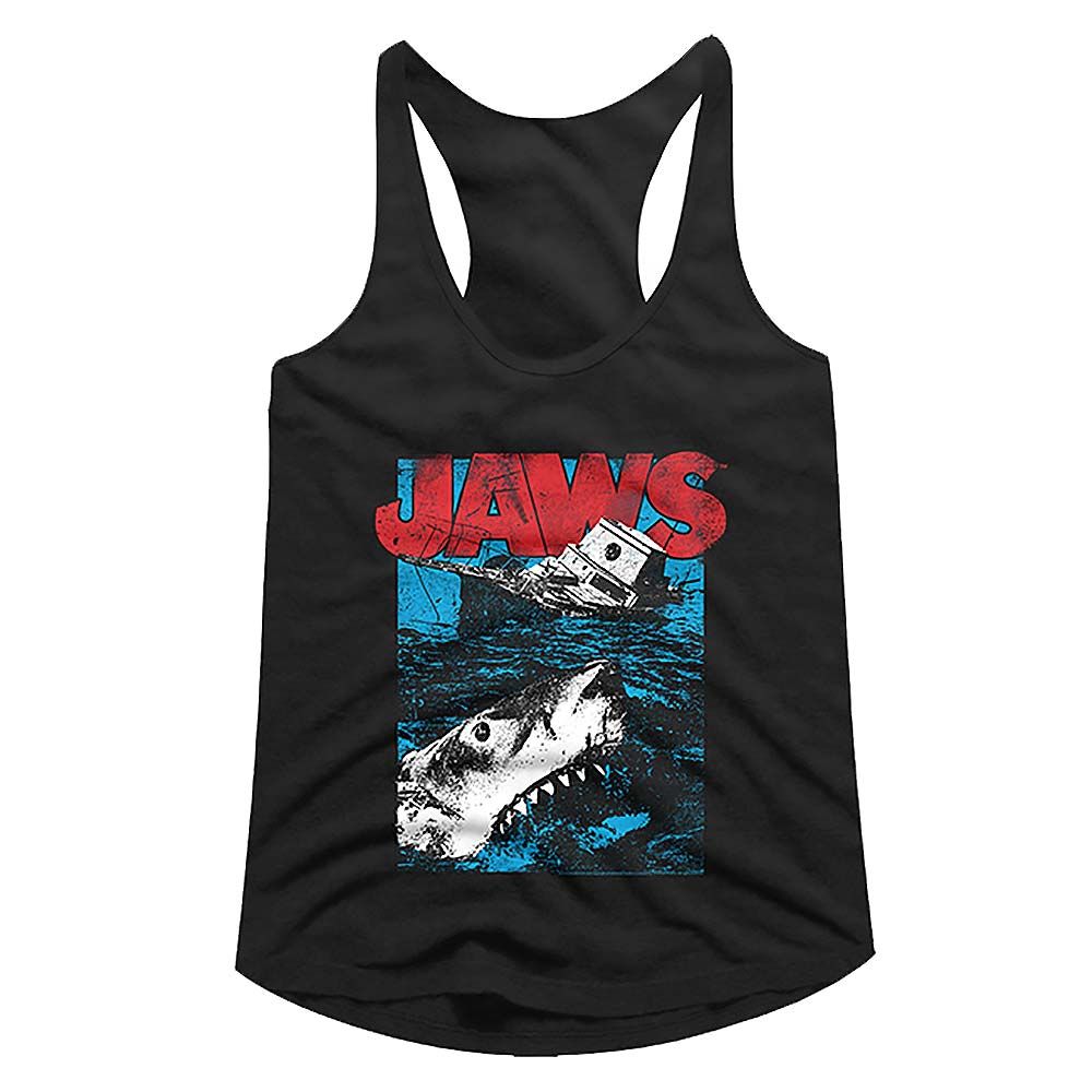 Jaws Ladies Racerback - Great White