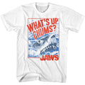 White Jaws t-shirt featuring Jaws Hey Buddy design