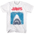 White Jaws t-shirt featuring Jaws Simplified design