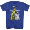 Royal blue Jaws t-shirt featuring Jaws Instruction Collage design