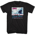 Black Jaws t-shirt featuring Jaws Shark Tours design