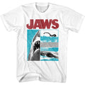 White Jaws t-shirt featuring Jaws Panels design