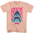 Peach Jaws t-shirt featuring Jaws The Greatest design