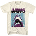 Natural Jaws t-shirt featuring Jaws Day Under Night Over design