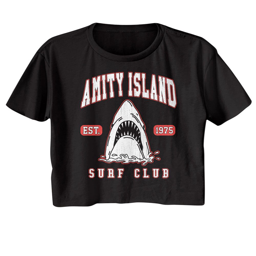Jaws Ladies Crop Top - Surf Club Collegiate