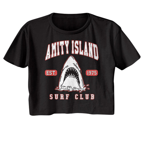 Jaws Ladies Crop Top - Surf Club Collegiate