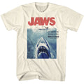 Natural Jaws t-shirt featuring Jaws No Swimming design