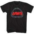 Black Jaws t-shirt featuring Jaws Shark Jaw design