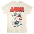 Natural Jaws t-shirt featuring Jaws Stay Out Of The Water design