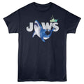 Navy Jaws t-shirt featuring Jaws Watercolor design