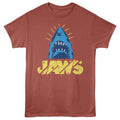 Terracotta Jaws t-shirt featuring Jaws Shaky design