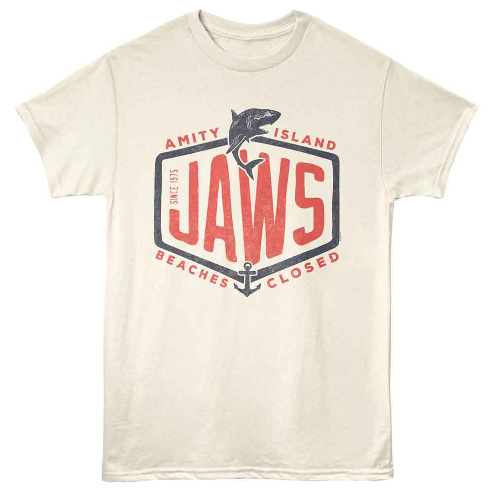 Natural Jaws t-shirt featuring Jaws Text Based design