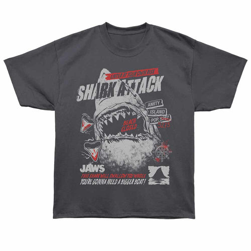 Jaws Oversized T-Shirt - Shark Attack