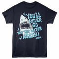 Never Go In the Water Jaws t-shirt in navy
