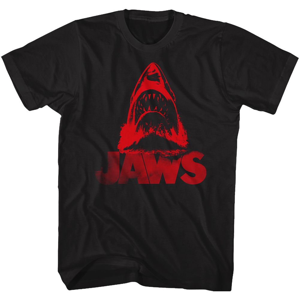 Black Jaws t-shirt featuring Jaws RD J design