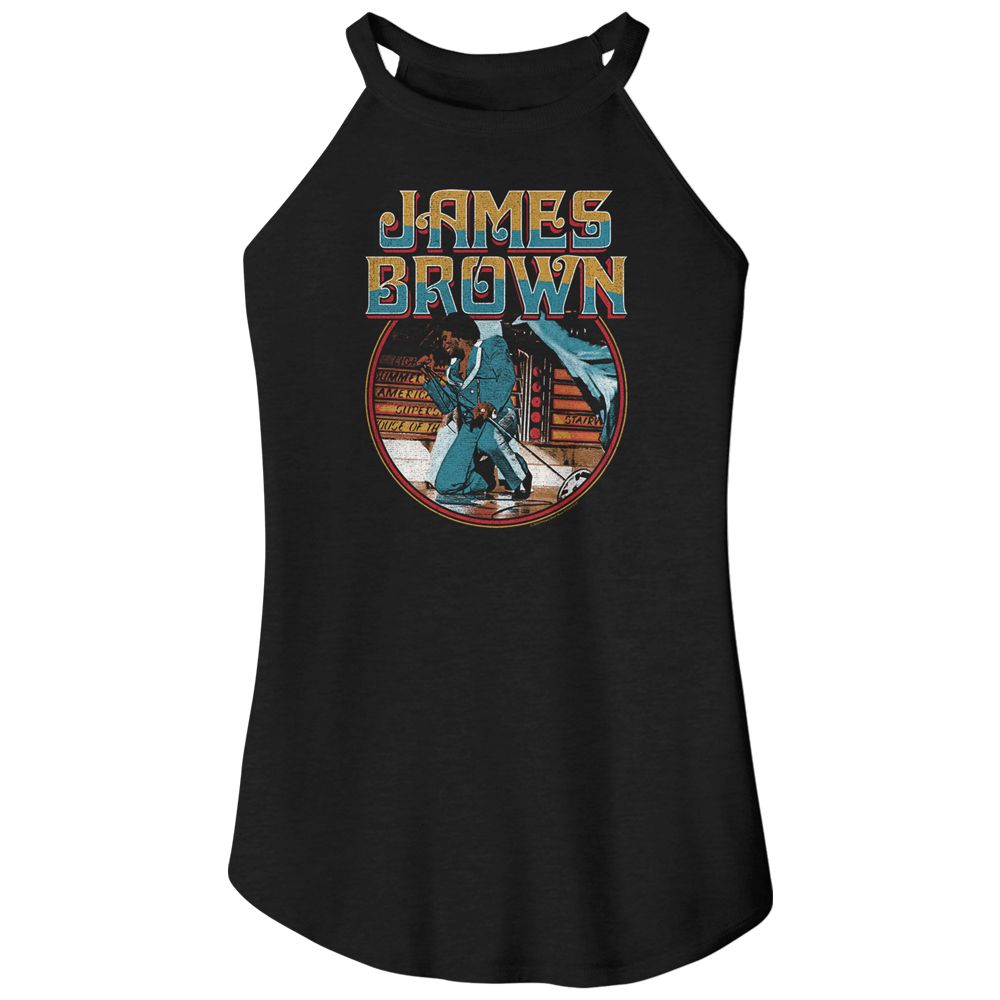 James Brown Ladies Rocker Tank - Kneel Circle