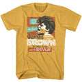 Ginger James Brown t-shirt featuring James Brown Revue tour design