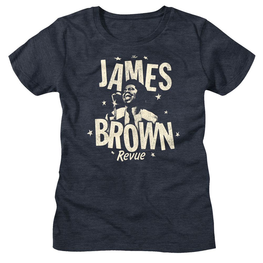 James Brown Ladies T-Shirt - Monochrome Revue