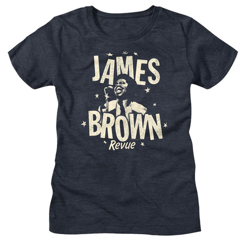 James Brown Ladies T-Shirt - Monochrome Revue