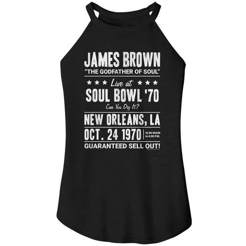 James Brown Ladies Rocker Tank - Soul Bowl 1970