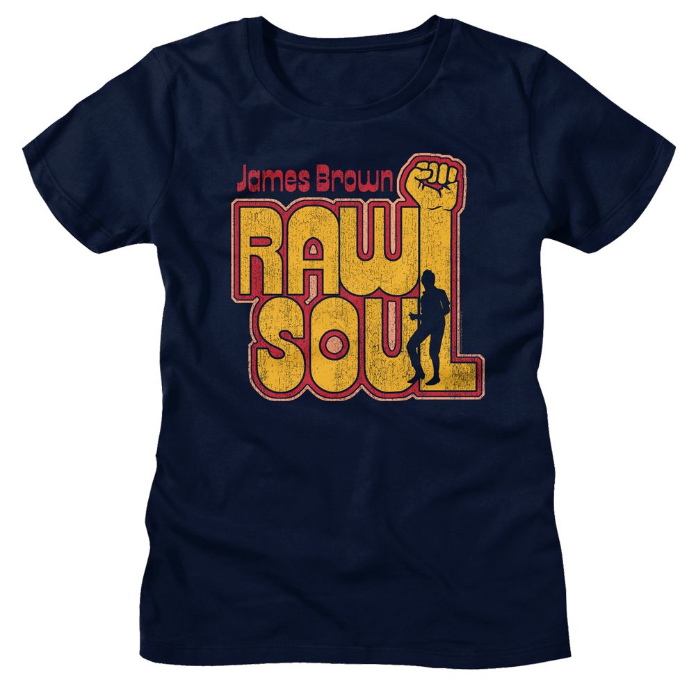 James Brown Ladies T-Shirt - Raw Soul