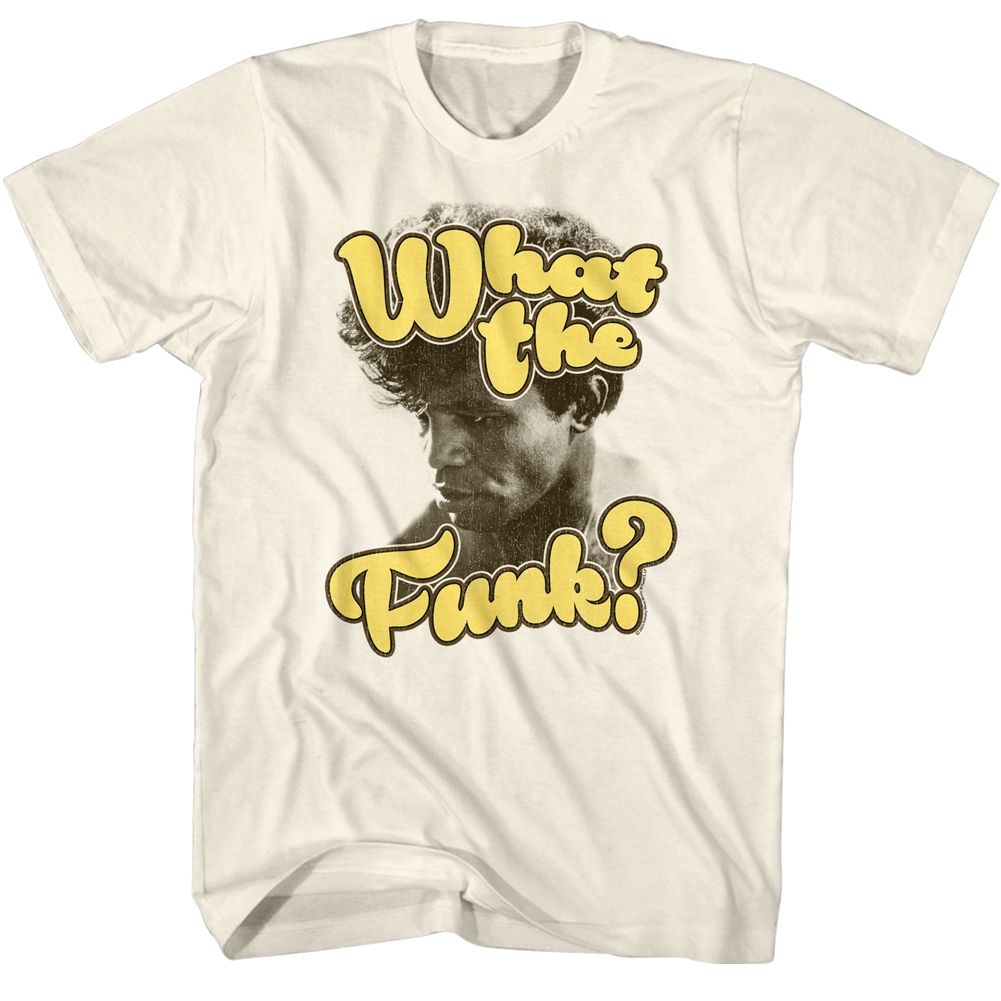 Natural James Brown t-shirt featuring James Brown What The Funk design