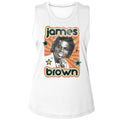 James Brown Ladies Muscle Tank - Stars