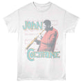 White John Coltrane t-shirt featuring John Coltrane Pastel Playing design