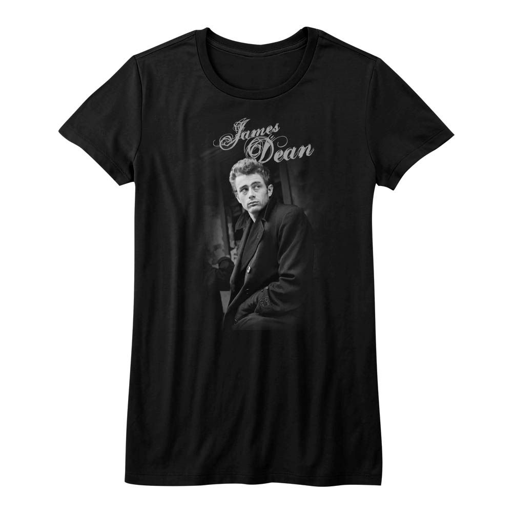 James Dean Ladies T-Shirt - Dean Leaning