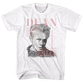 White James Dean t-shirt featuring James Dean Faded Dean design