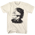 Natural James Dean t-shirt featuring James Dean Everything Fades design
