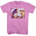 Neon purple heather James Dean t-shirt featuring James Dean name design