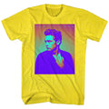 Yellow James Dean t-shirt featuring James Dean JJ monogram design