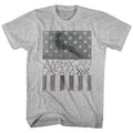 Gray heather James Dean t-shirt featuring James Dean Woo American Dream design