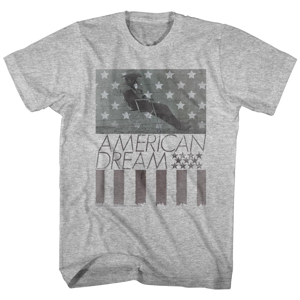 Gray heather James Dean t-shirt featuring James Dean Woo American Dream design