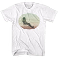 White James Dean t-shirt featuring James Dean Waiting design