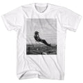 White James Dean t-shirt featuring James Dean Out There design