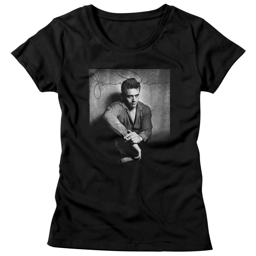 James Dean Ladies T-Shirt - Hes Dark N Stuff