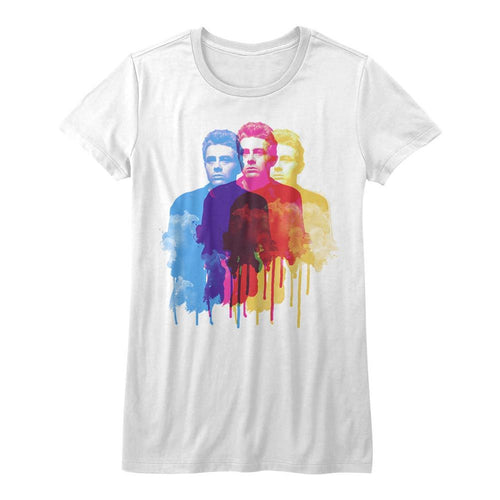 James Dean Ladies T-Shirt - Color Ghost