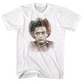 White James Dean t-shirt featuring James Dean American design