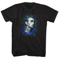 Black James Dean t-shirt featuring James Dean Fishy design