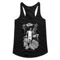 James Dean Ladies Racerback - Street Walk Bandw