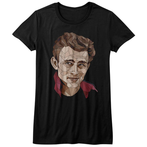 James Dean Ladies T-Shirt - Polygon James