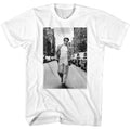 White James Dean t-shirt featuring James Dean Street design